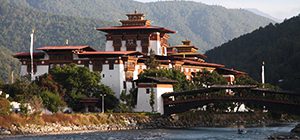 Punakha Dzong with Bridge