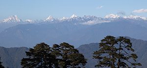 View from Dochula Pass